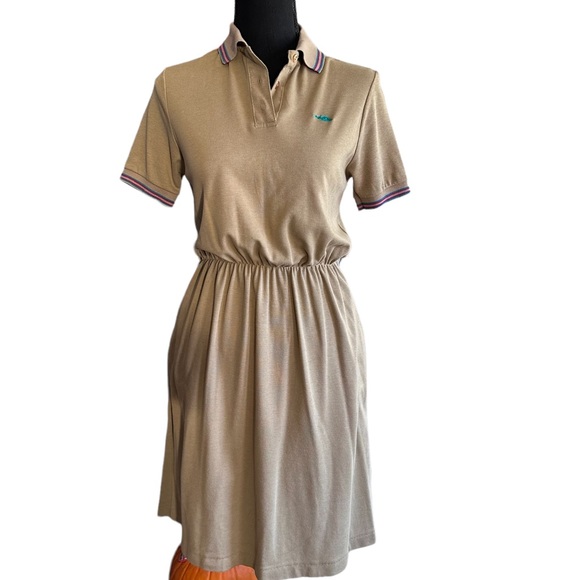 Vintage Sears Dragon decal dress. Tan size 10 - Picture 6 of 11